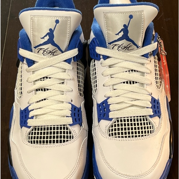 100% AUTHENTIC DS 2017 NIKE AIR JORDAN 4 IV RETRO ROYAL MOTORSPORTS SZ 8.5 - Picture 4 of 16